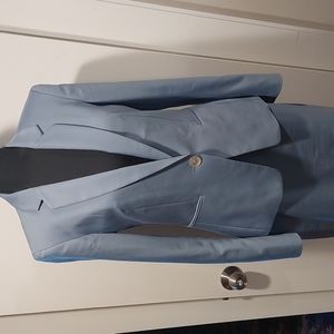 Express skirt suit powder blue sz 8
